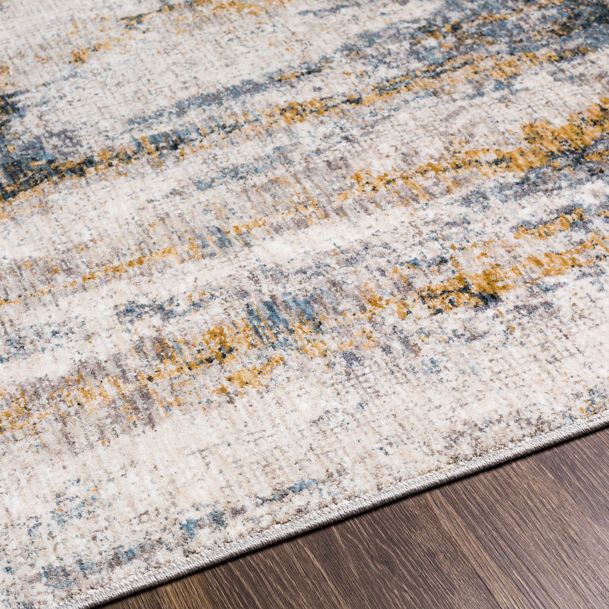 Ladoga - Modern 9 X 12 Rug - Pearl Silver