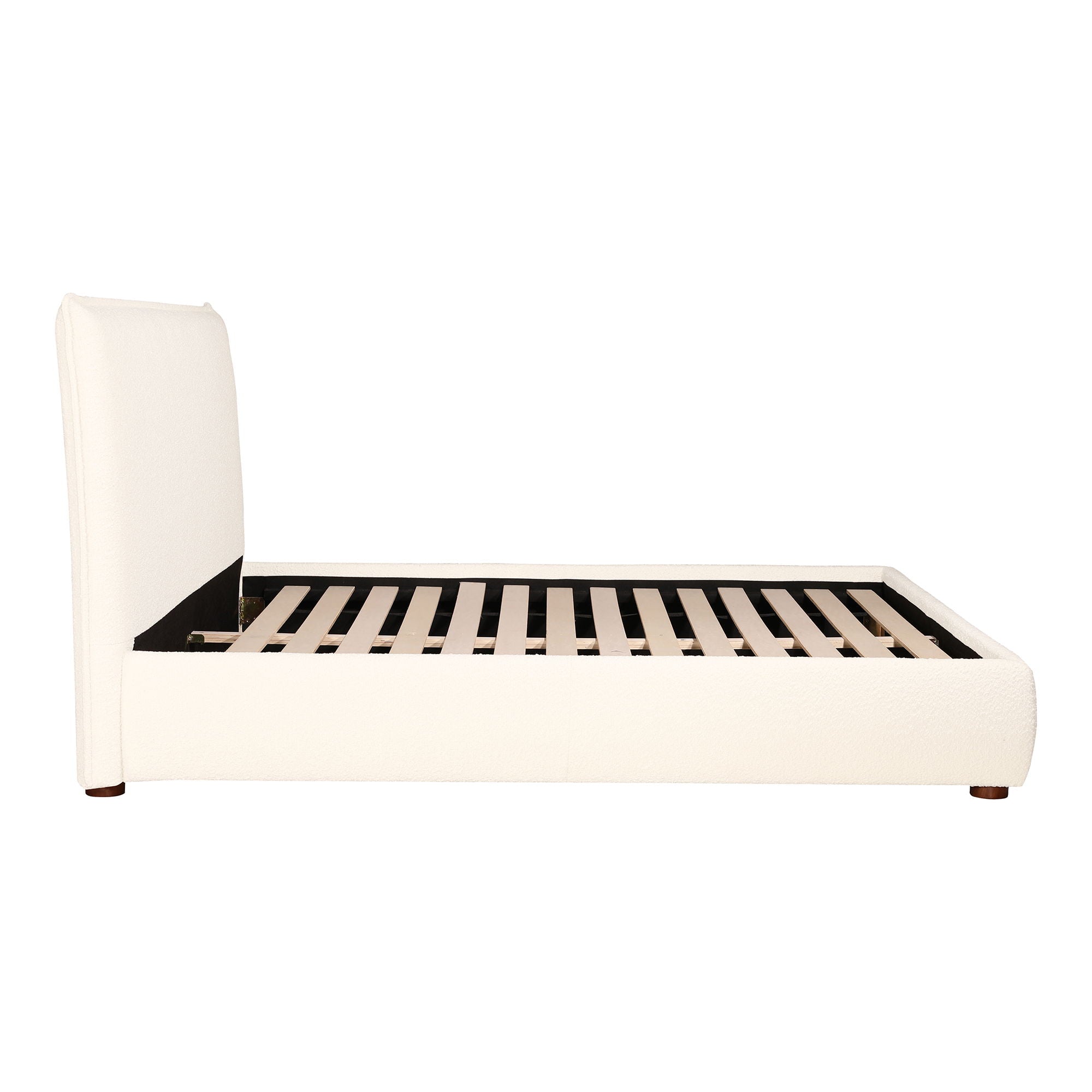 Recharge - Queen Bed Upholstery - White