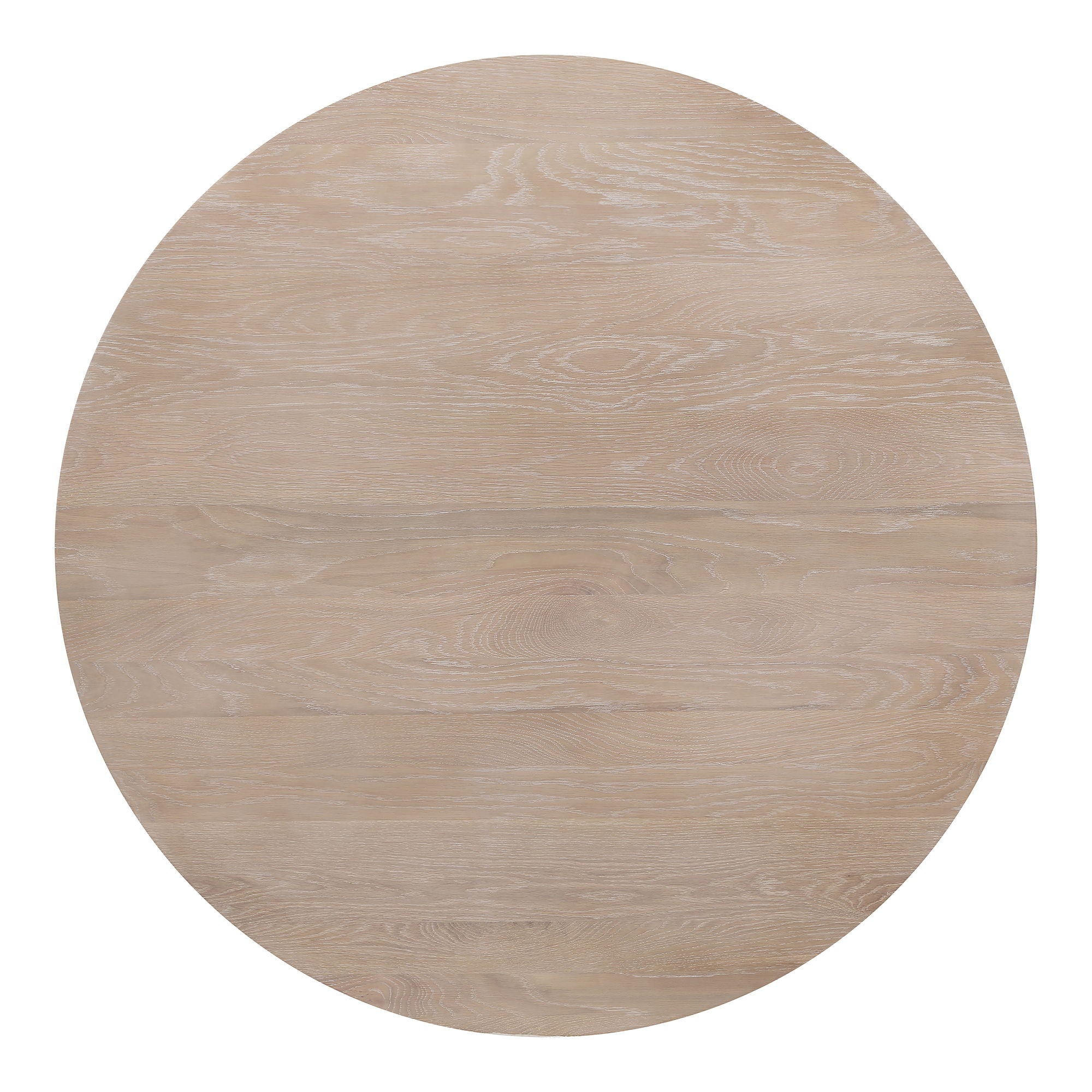 Silas - Round Dining Table - White Wash