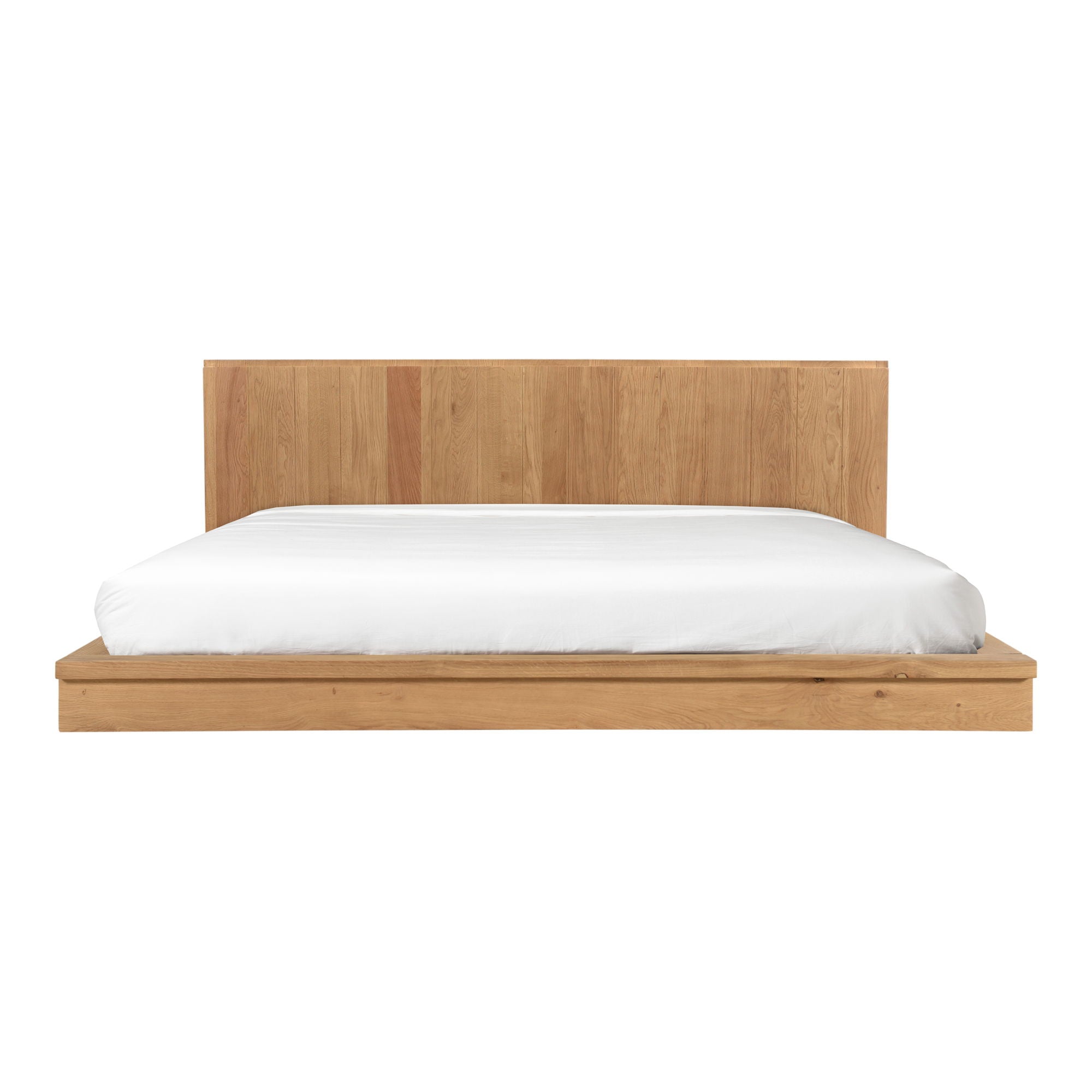 Plank - King Bed - Natural Oak