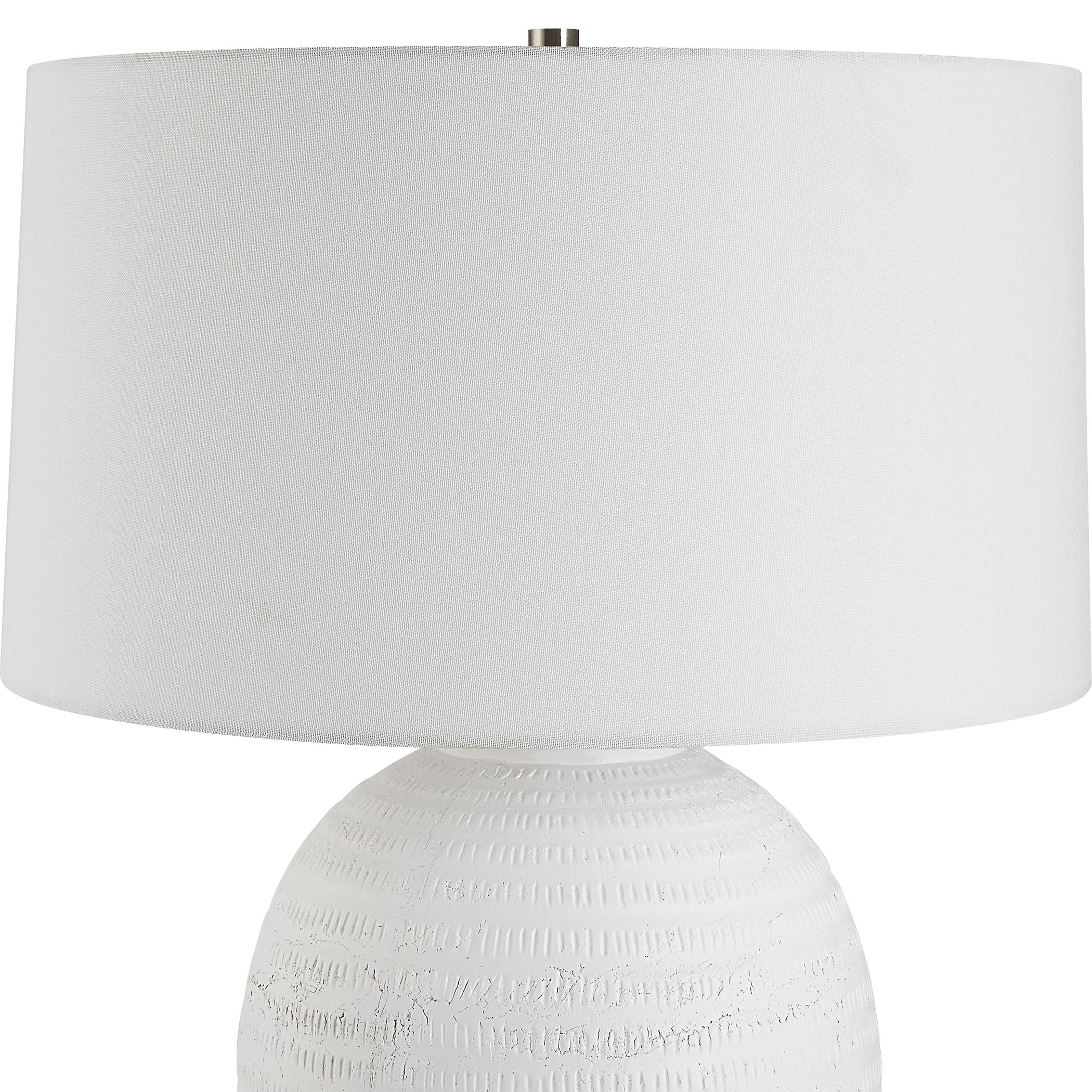 Reyna - Chalk Table Lamp - White