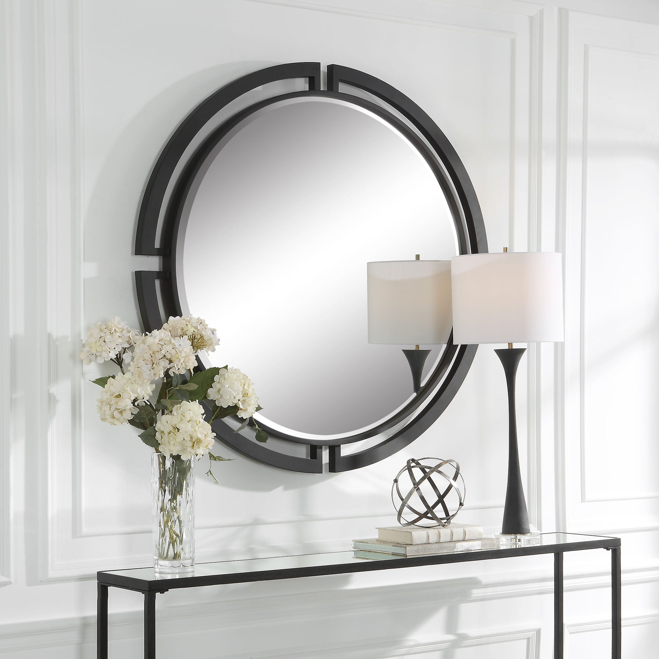 Quadrant - Modern Round Mirror