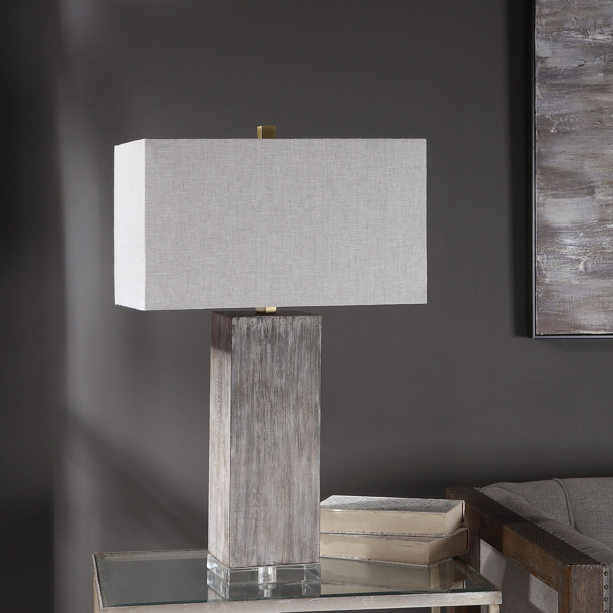 Vilano - Modern Table Lamp - Dark Gray
