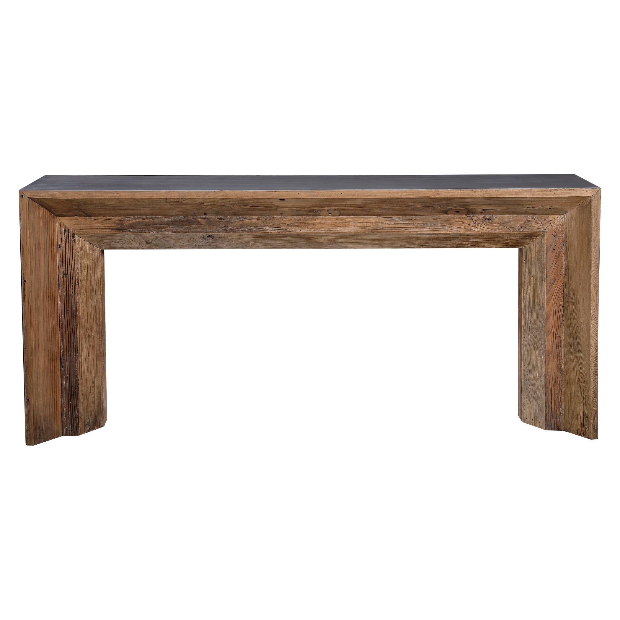 Vail - Reclaimed Wood Console Table - Dark Brown
