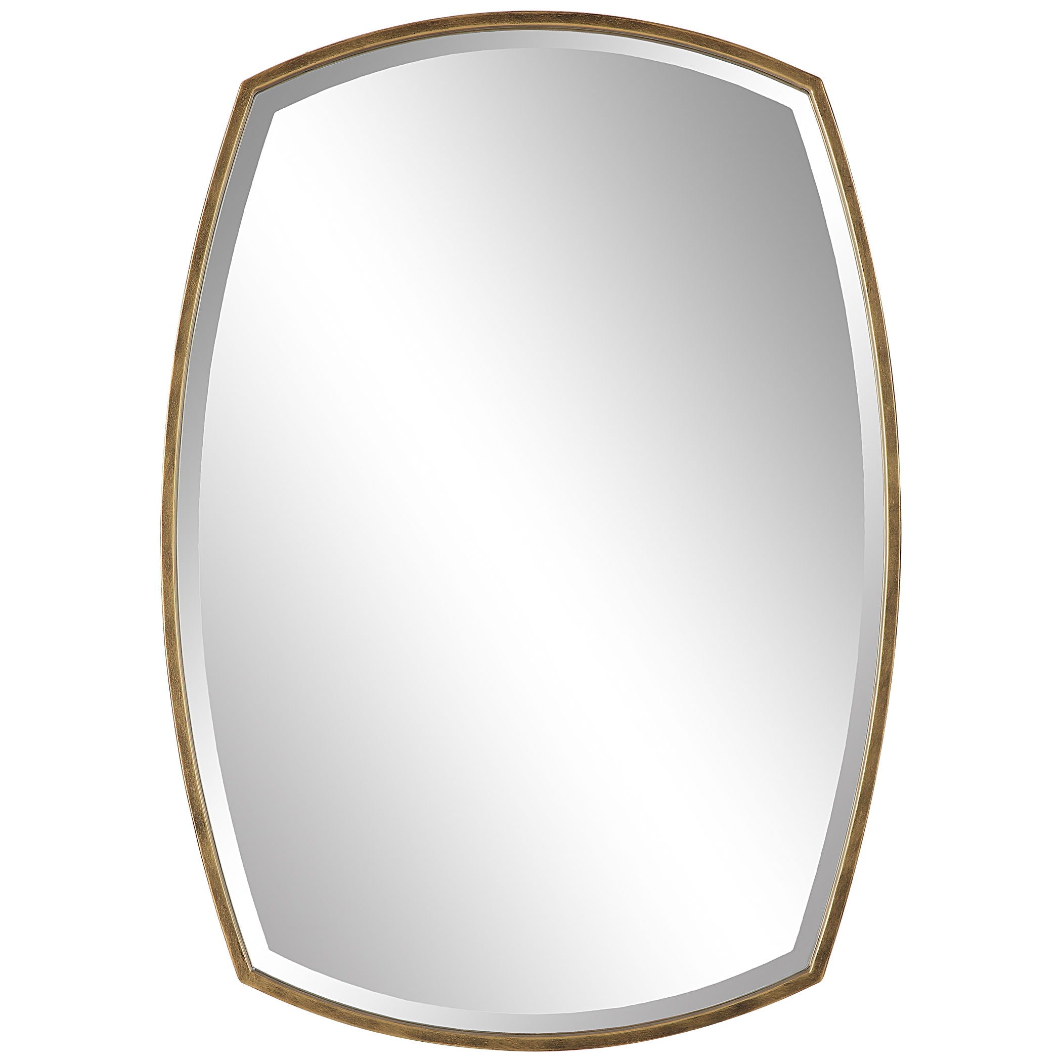 Varenna - Aged Vanity Mirror - Gold