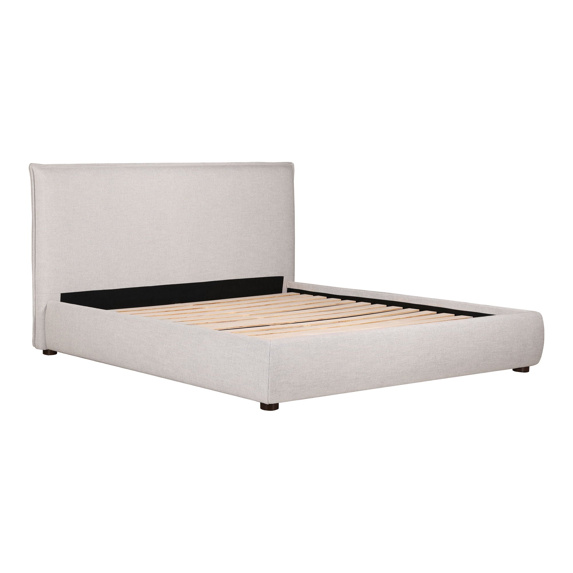 Luzon - King Bed - Light Gray