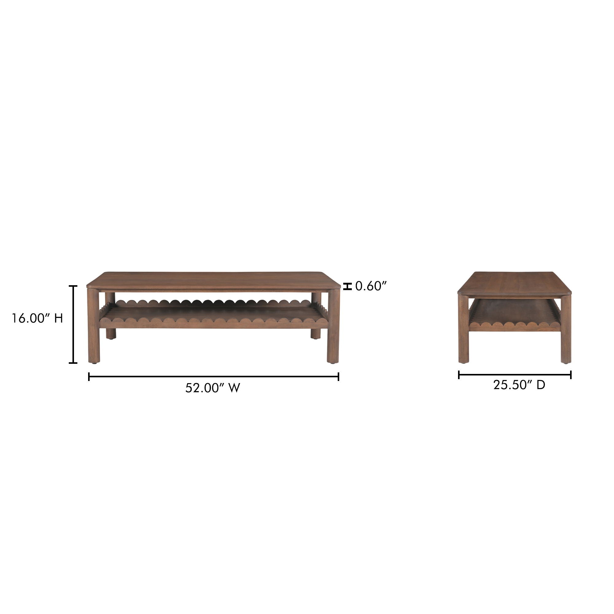 Wiley - Coffee Table - Vintage Brown