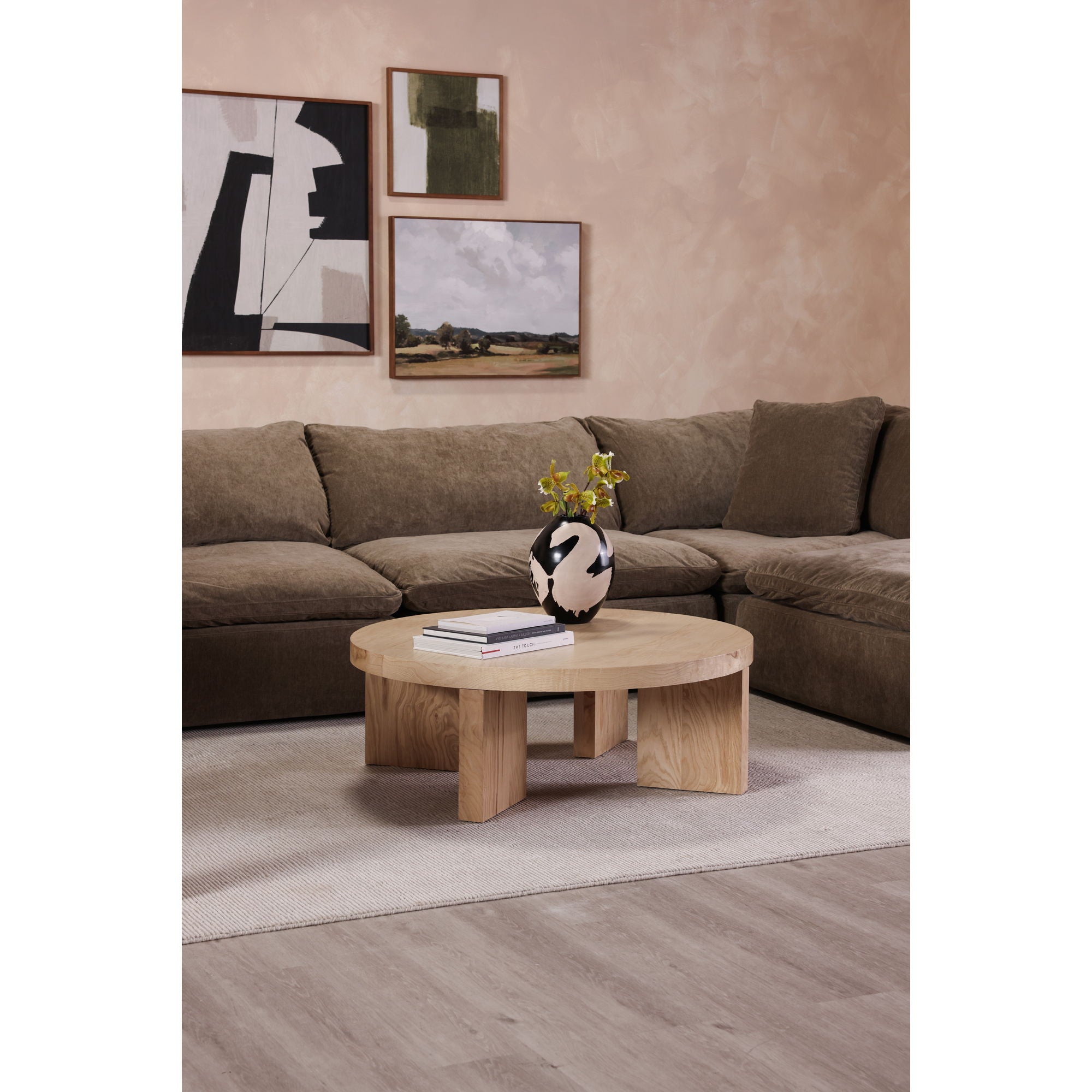 Oregon - Round Coffee Table - Natural