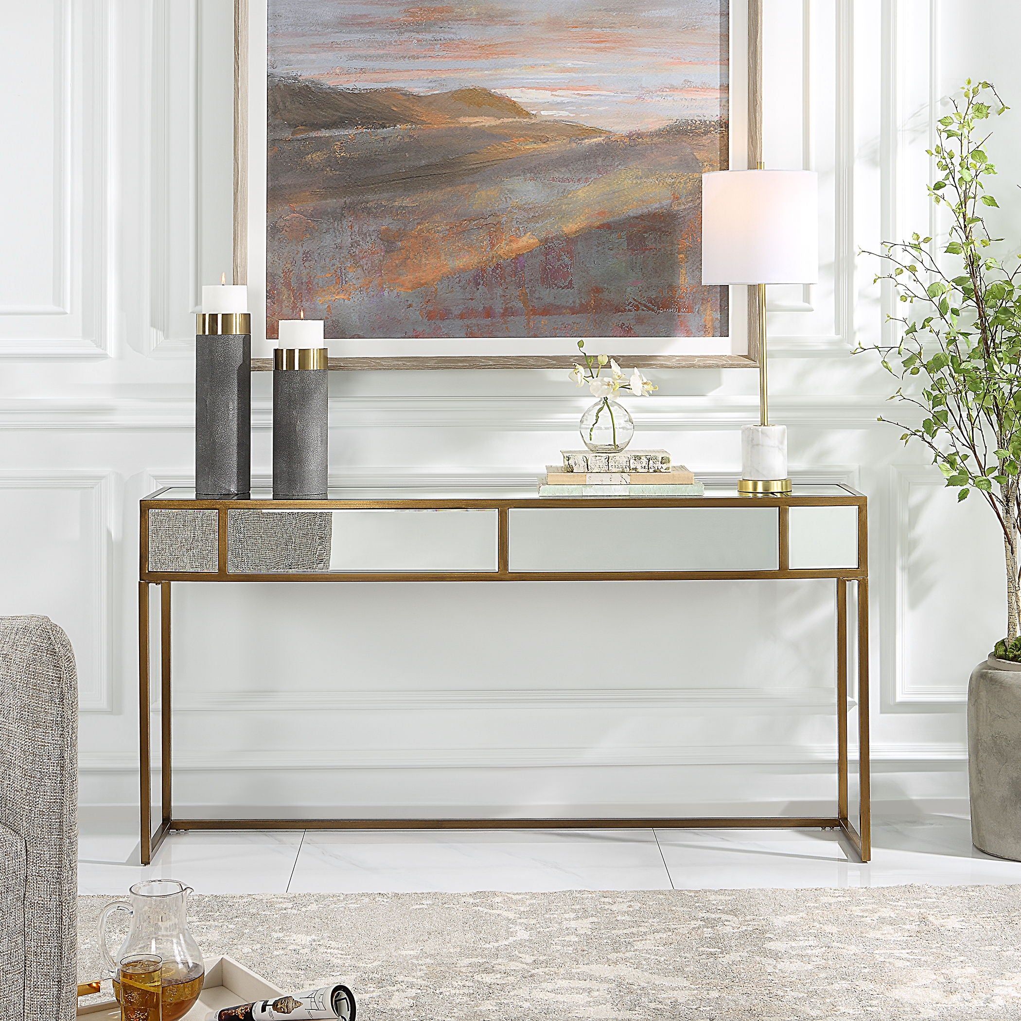 Reflect - Mirrored Console Table