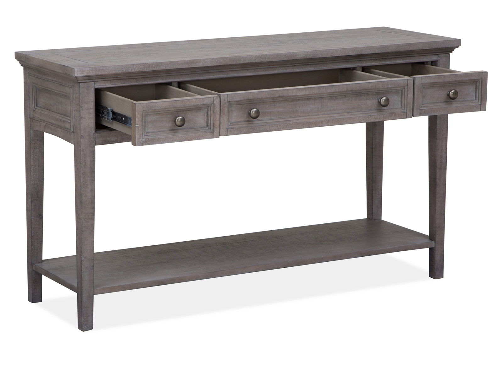 Paxton Place - Rectangular Sofa Table - Dovetail Grey