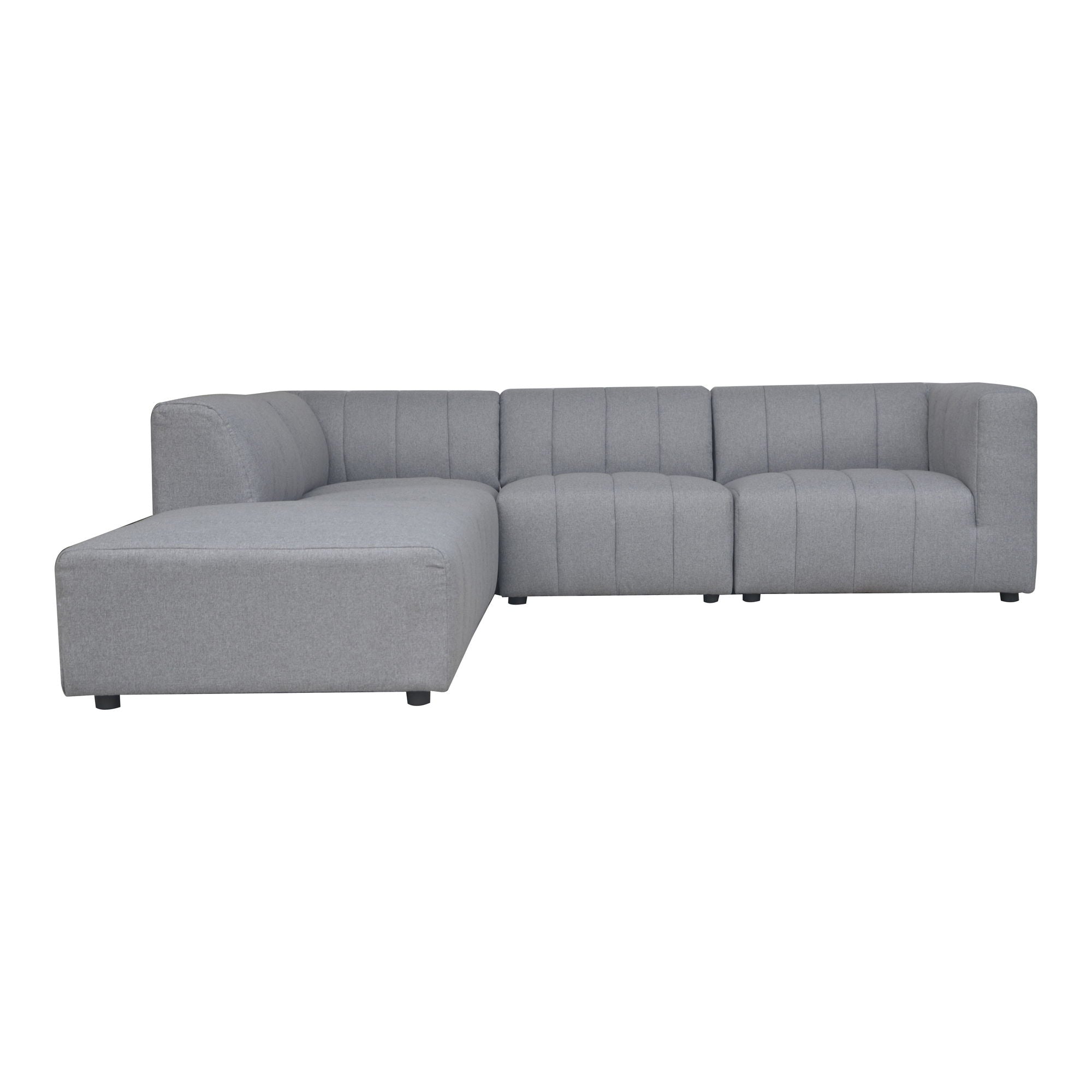 Lyric - Dream Modular Sectional Left Grey - Dark Gray