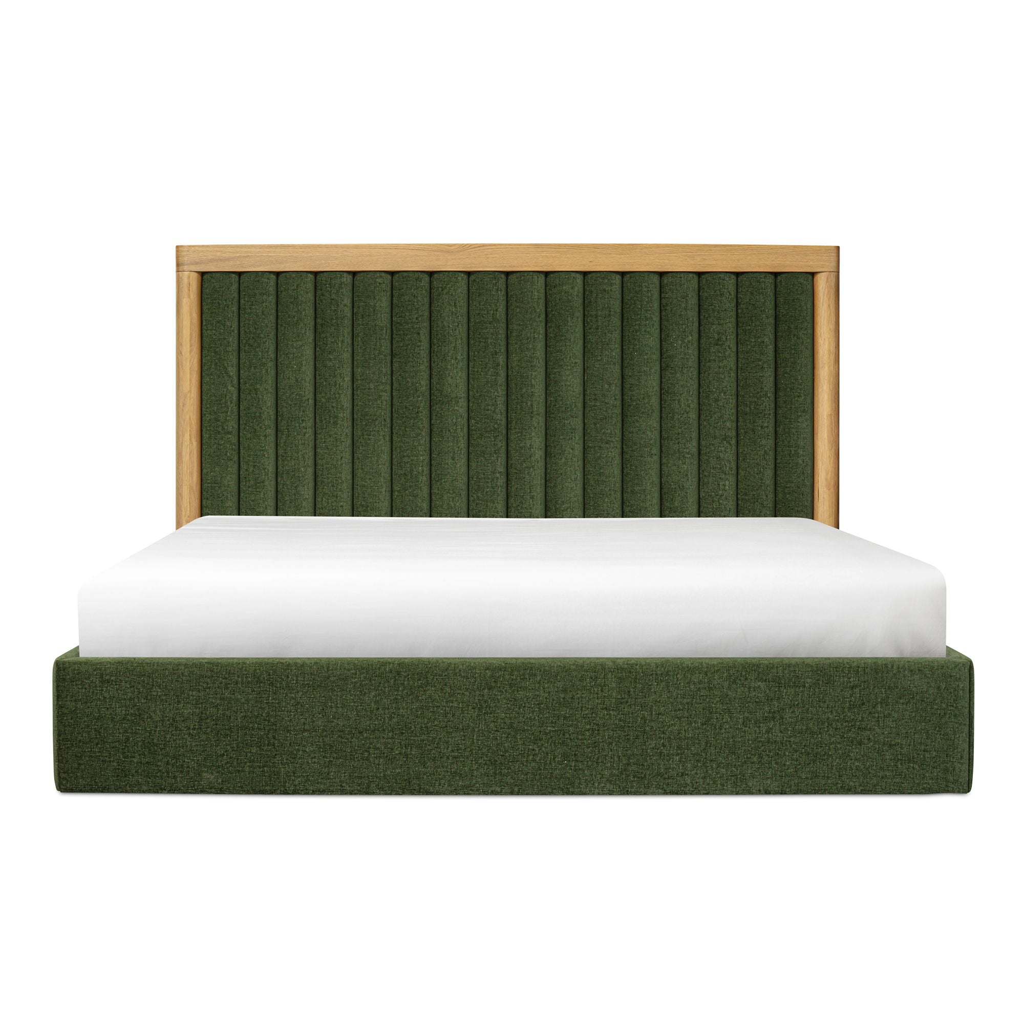 Nina - King Bed - Forest Green