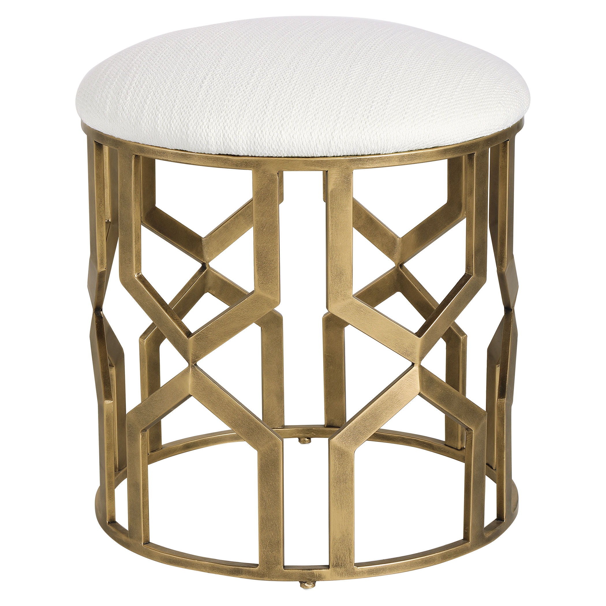 Gold best sale accent stool