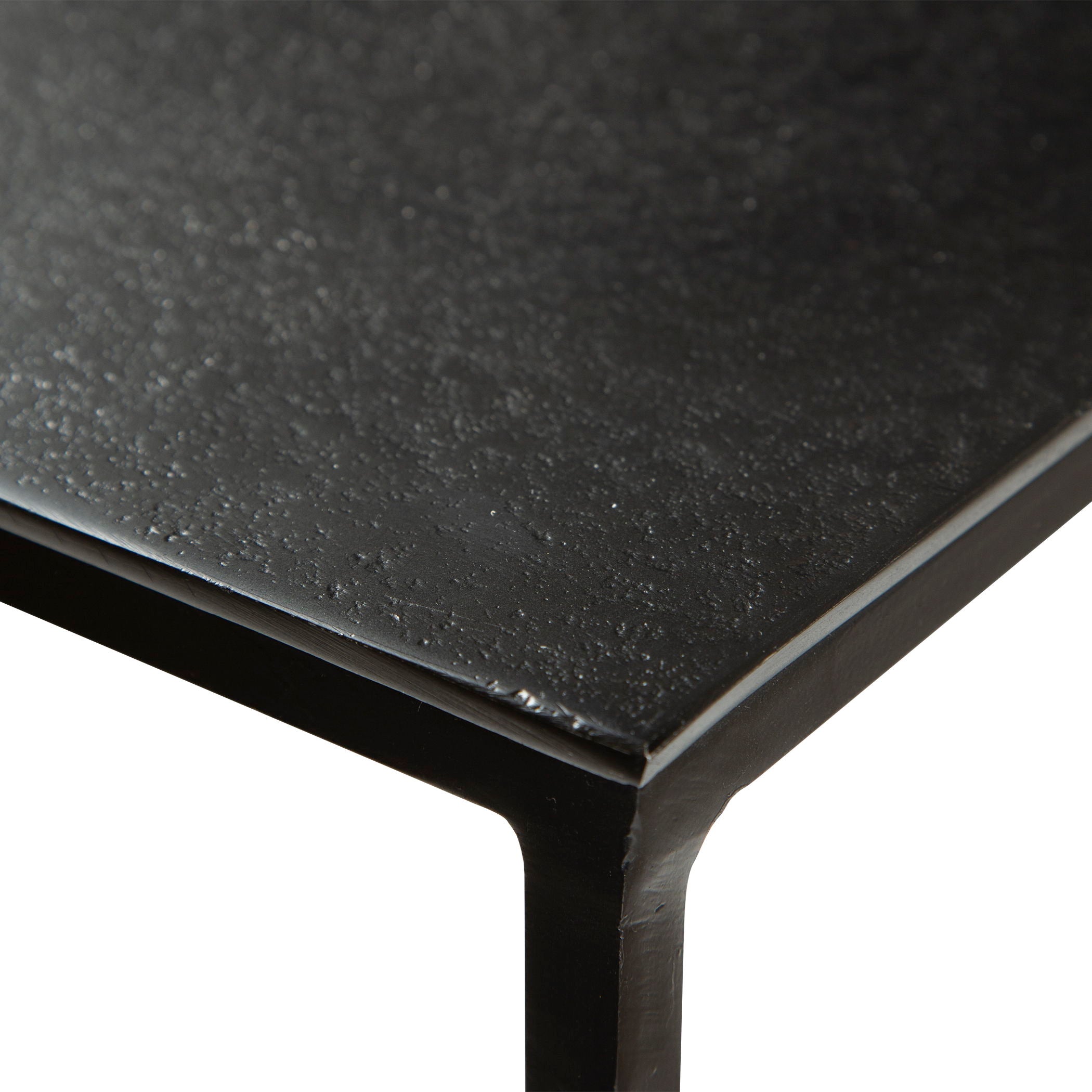 Coreene - Nesting Pedestal Tables (Set of 2) - Black