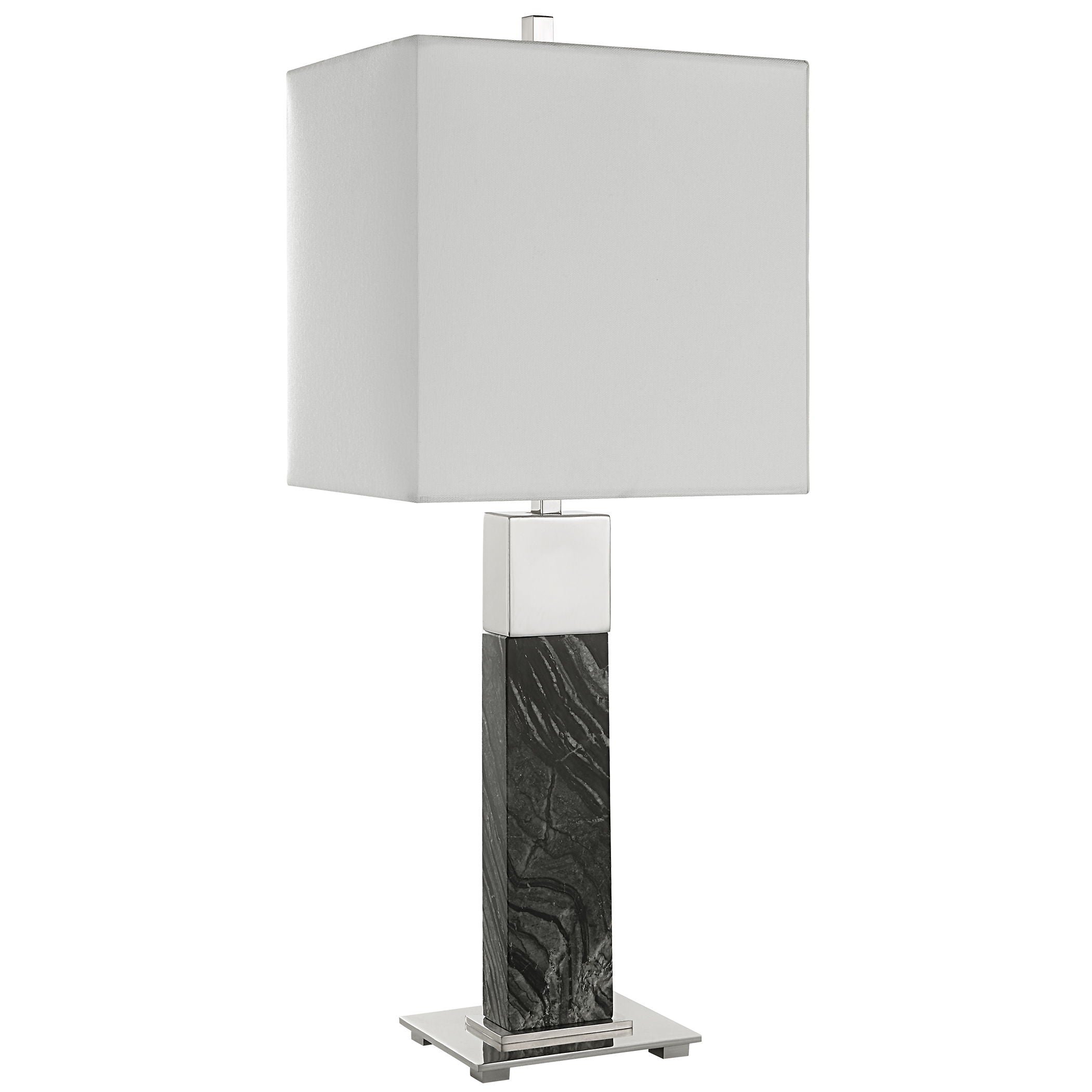 Pilaster - Marble Table Lamp - Black