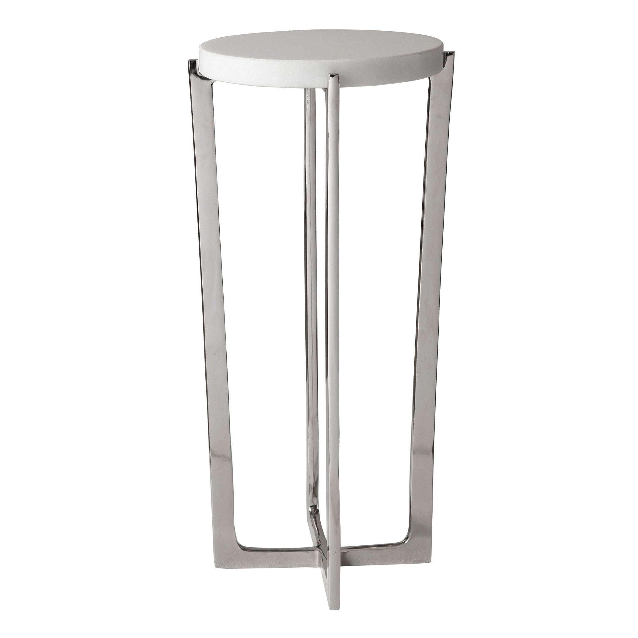 Waldorf - Marble Drink Table - White
