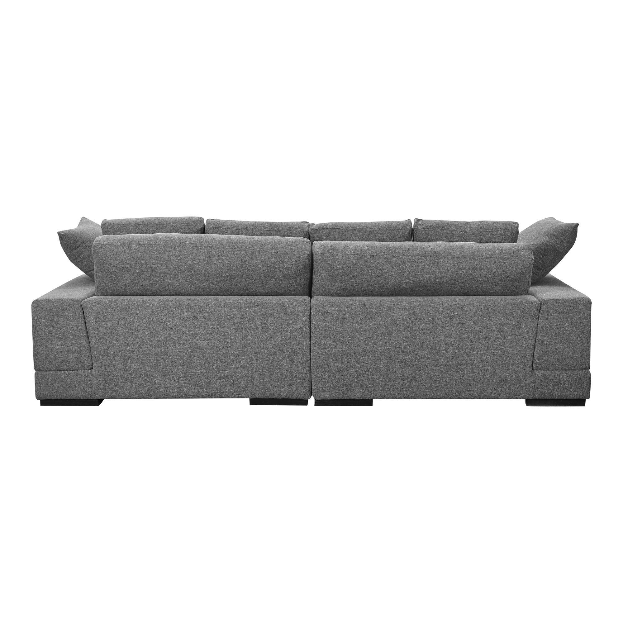 Plunge - Sectional - Gray - Fabric