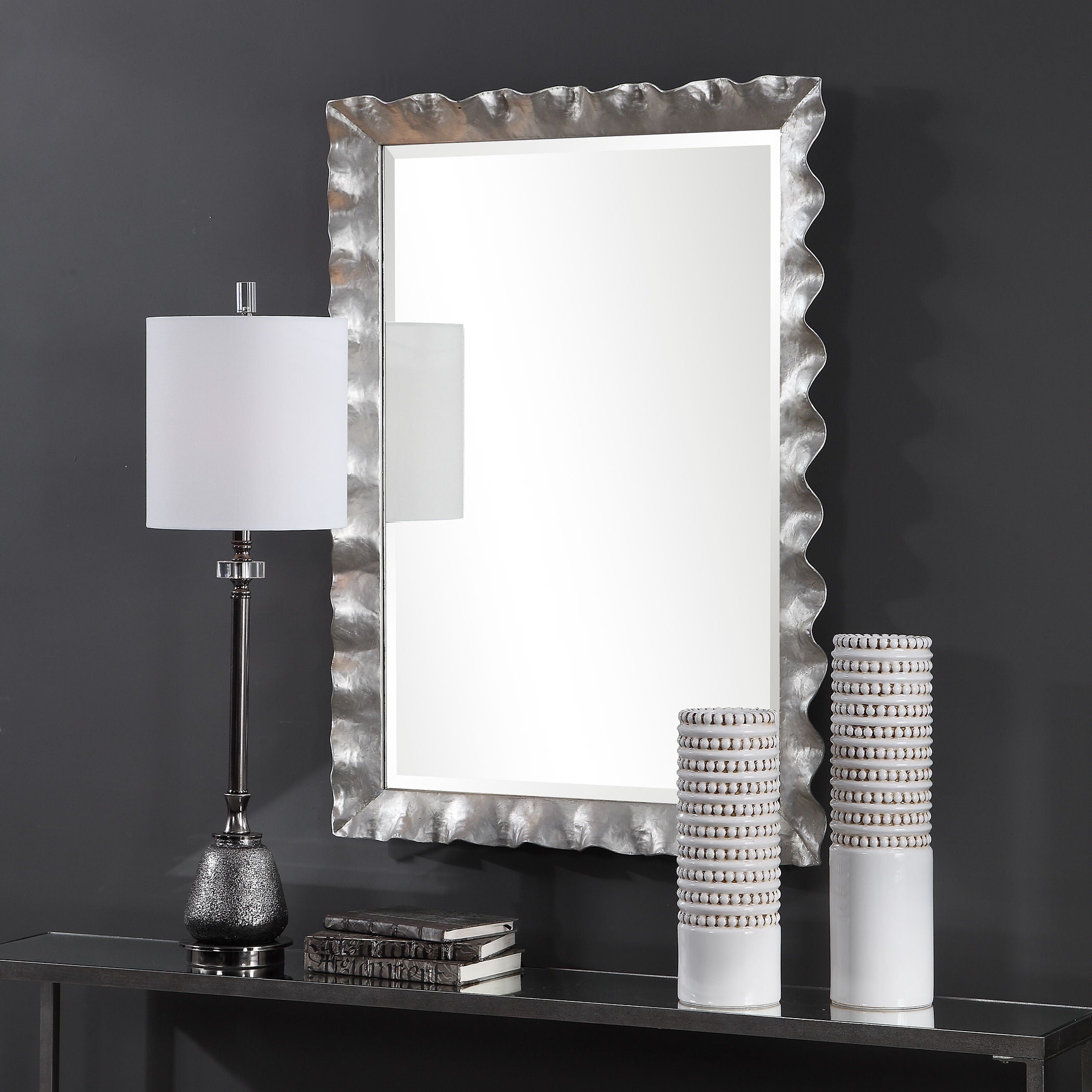 Haya - Vanity Mirror - Pearl Silver