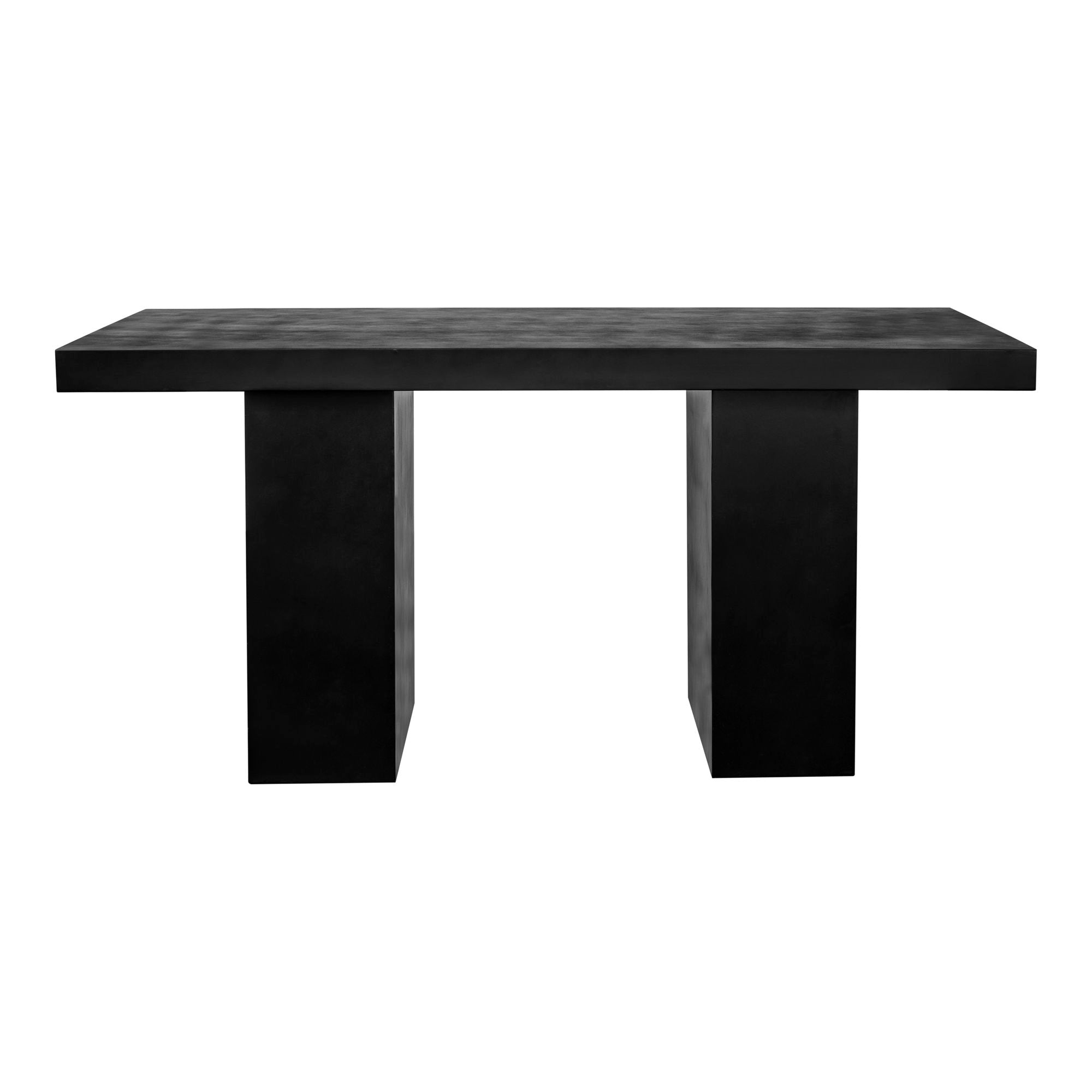 Aurelius - 2 Outdoor Dining Table - Black - Concrete