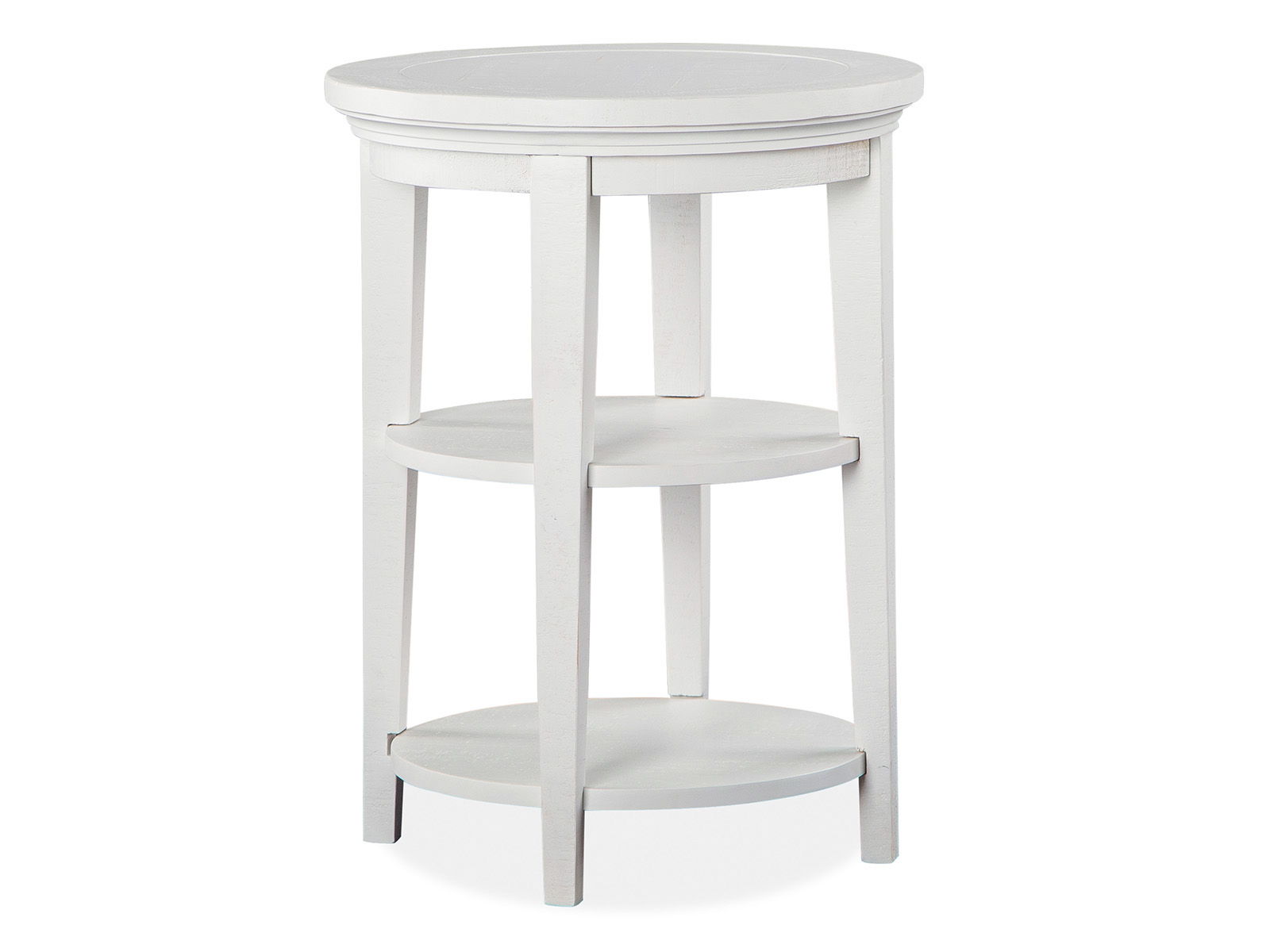 Heron Cove - Round Accent End Table - Chalk White