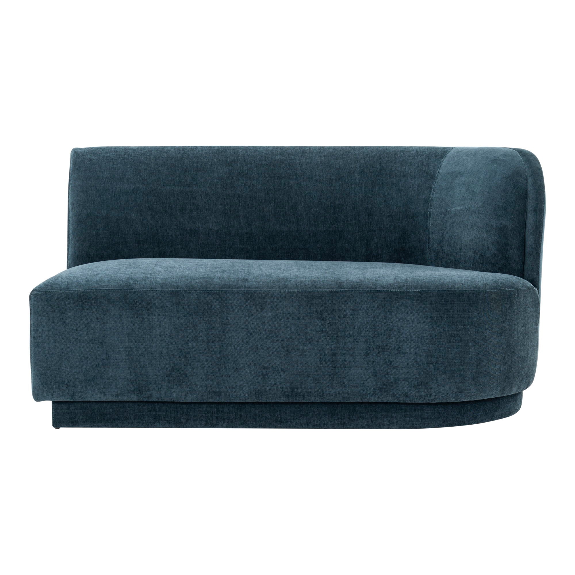 Yoon - 2 Seat Sofa Right - Blue