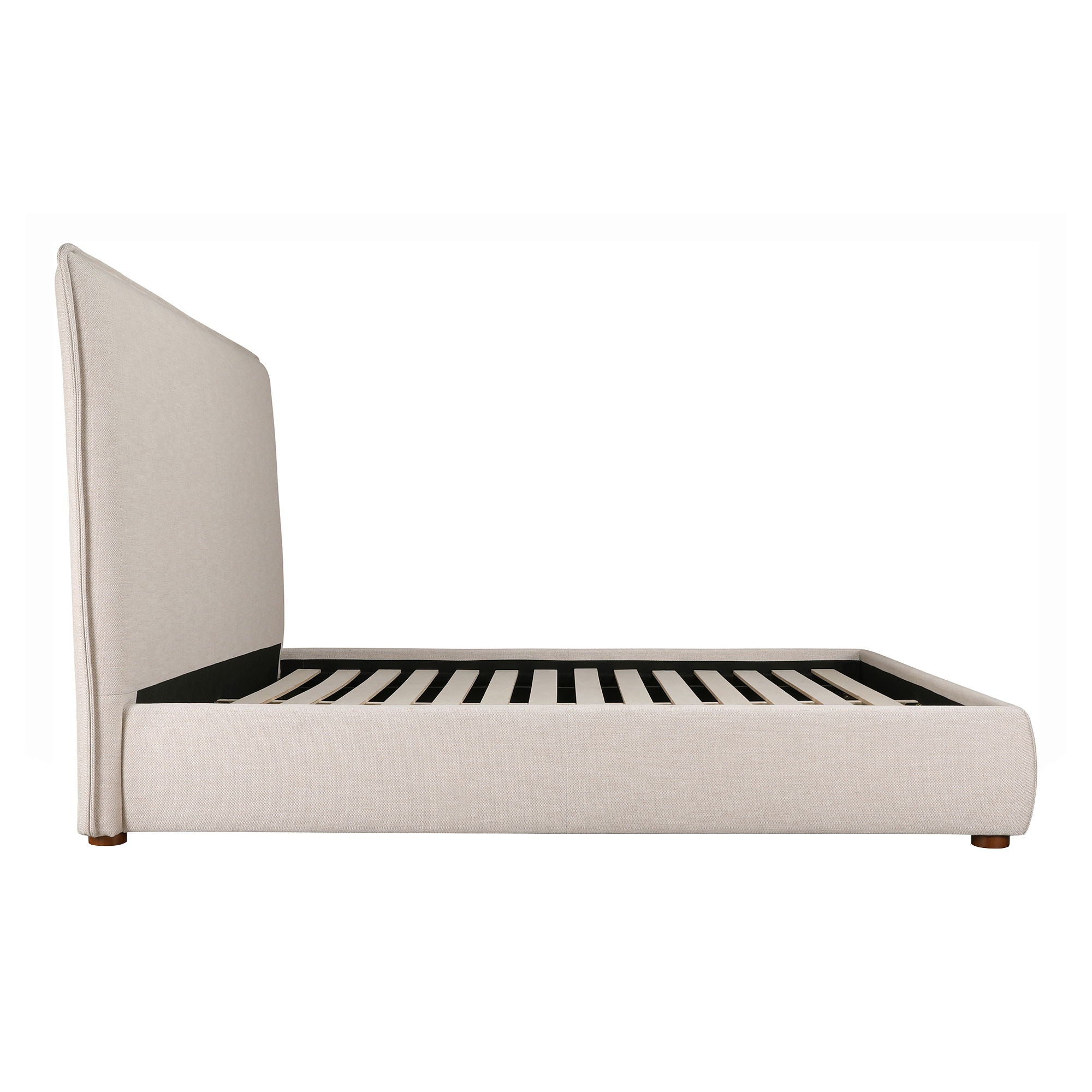 Luzon - King Bed Tall Headboard - Wheat