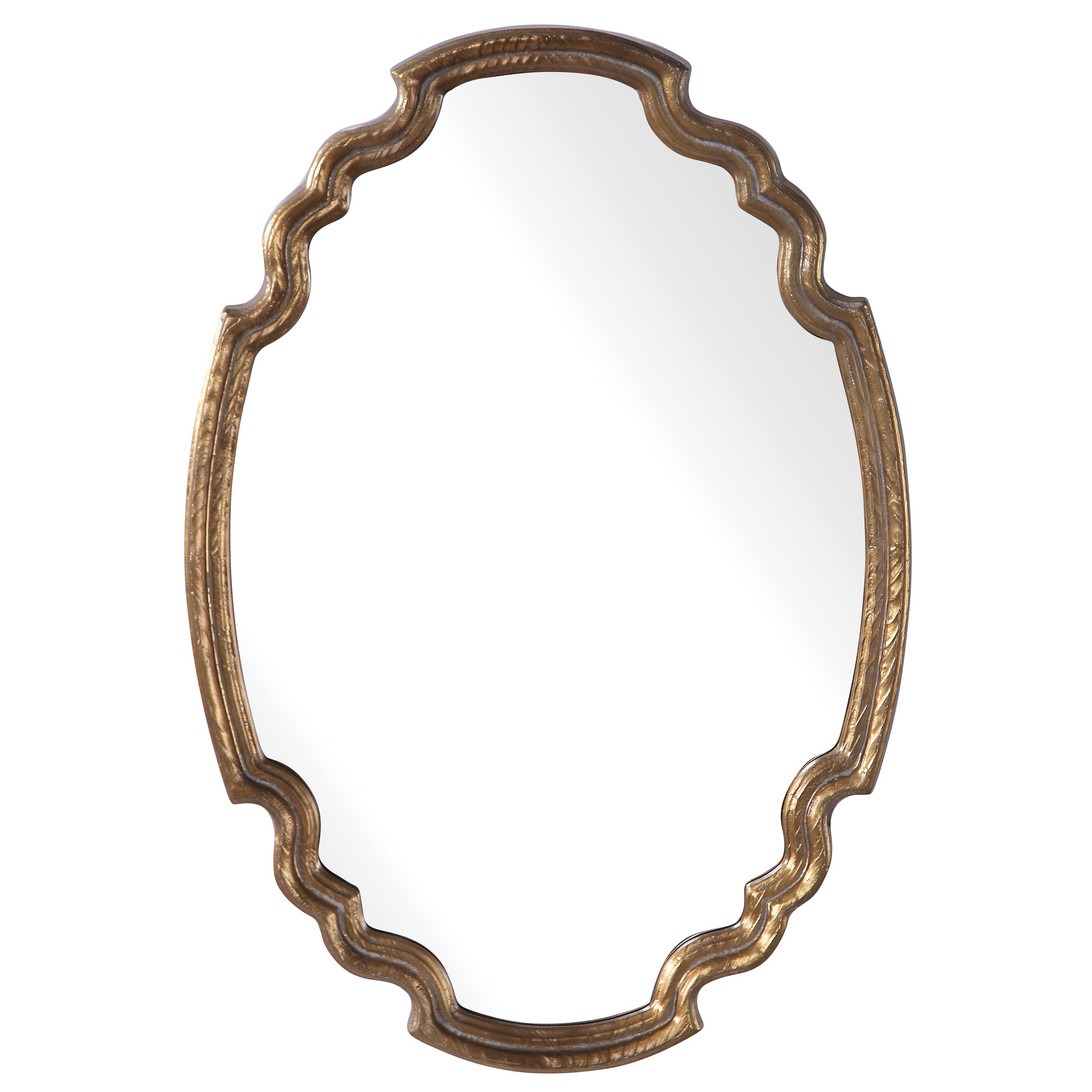 Ariane - Oval Mirror - Gold