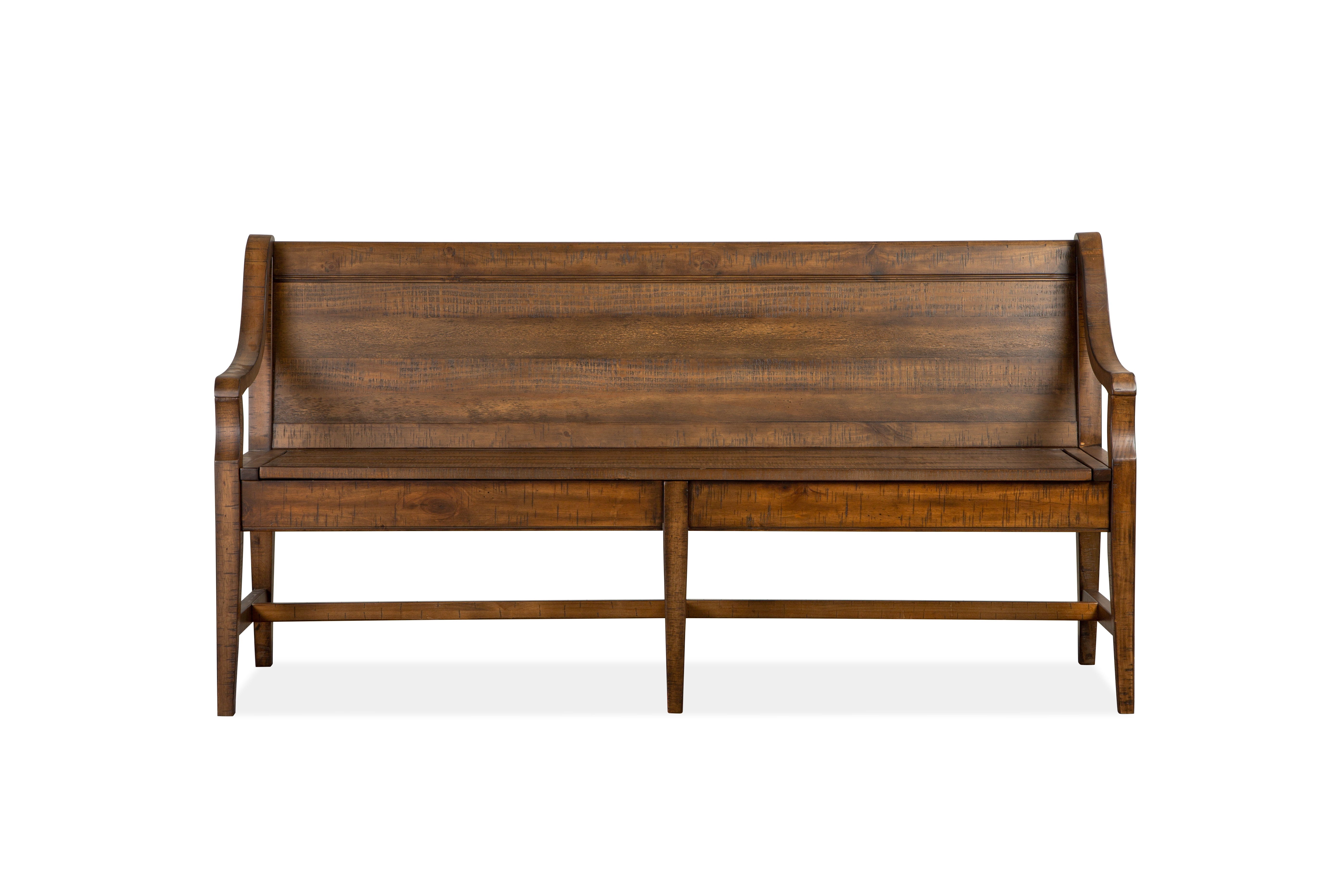 Bay Creek - Bench With Back - Toasted Nutmeg