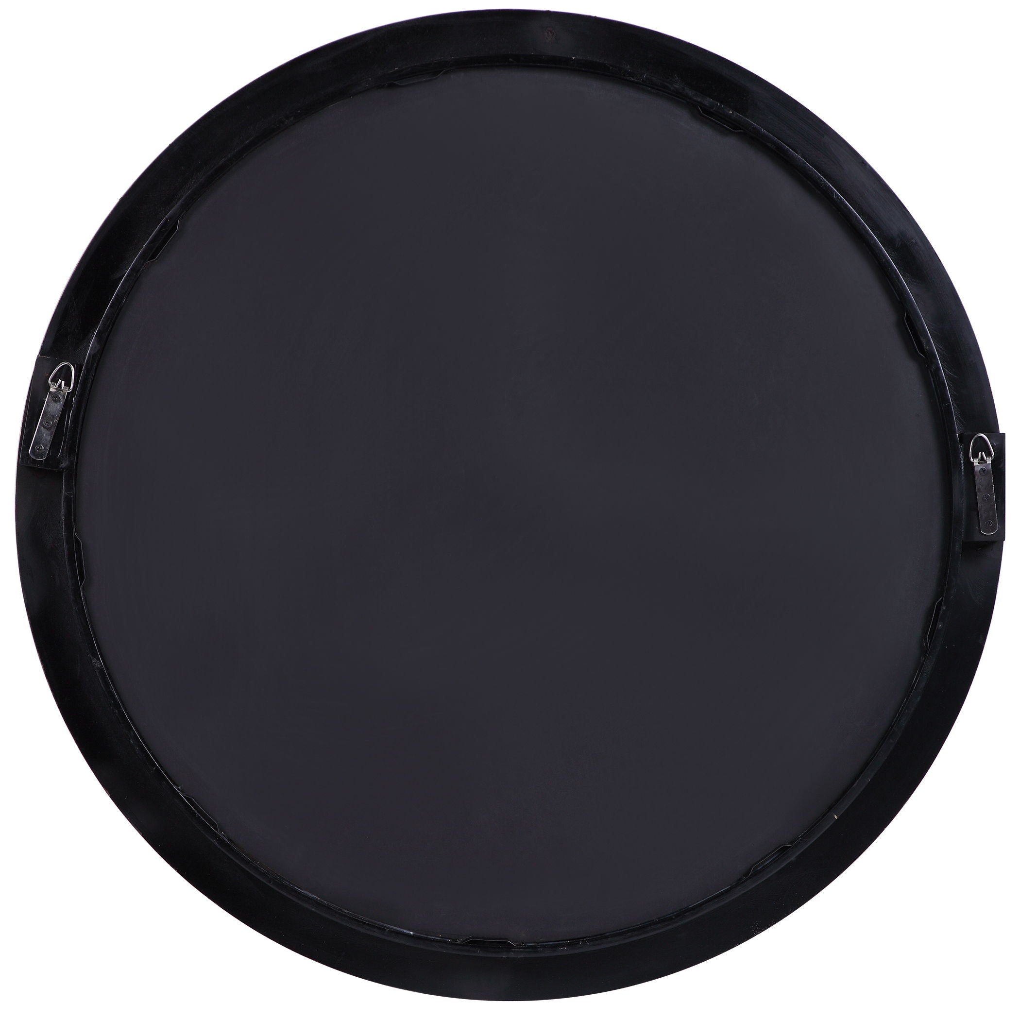 Tull - Industrial Round Mirror - Black