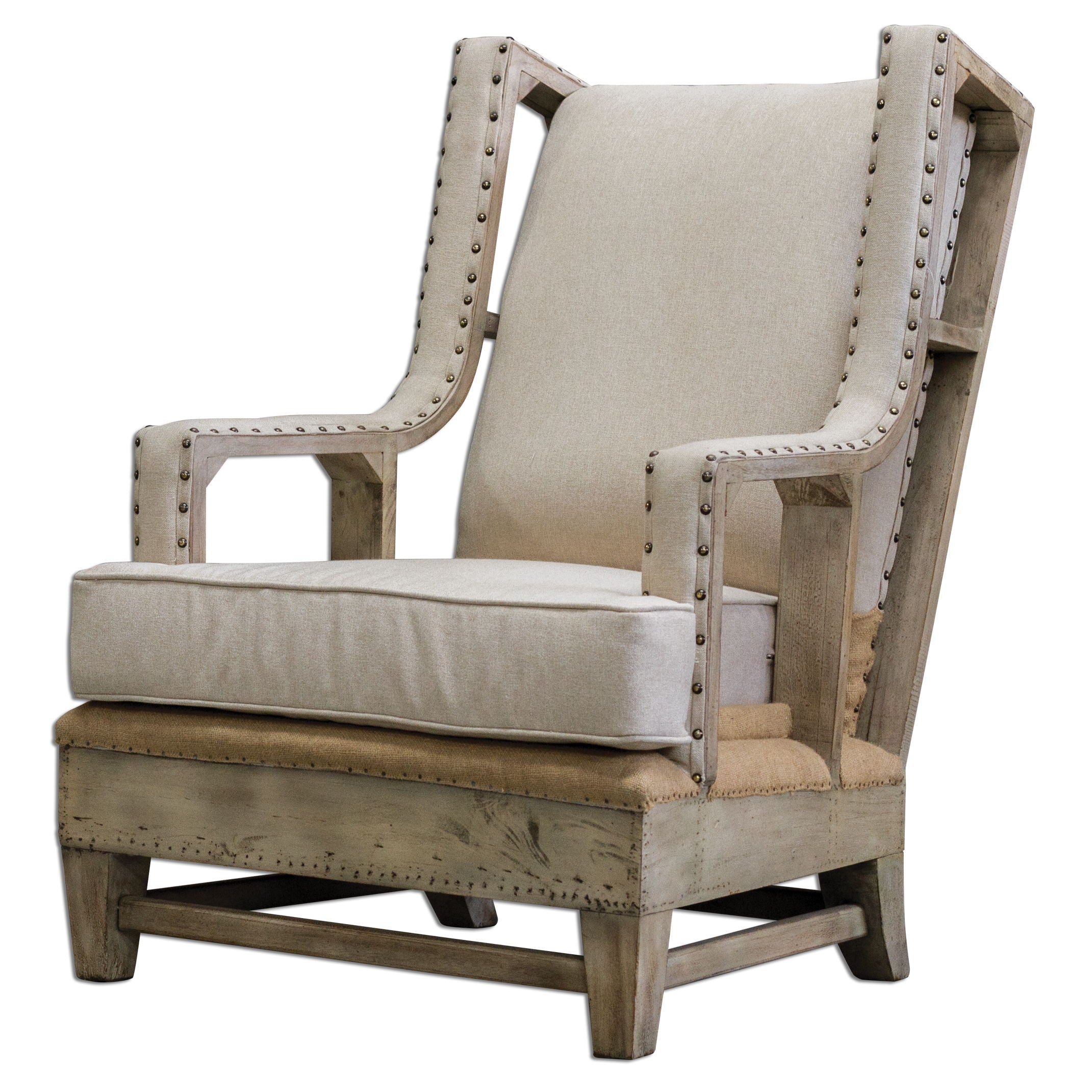 Schafer - Linen Armchair - Beige