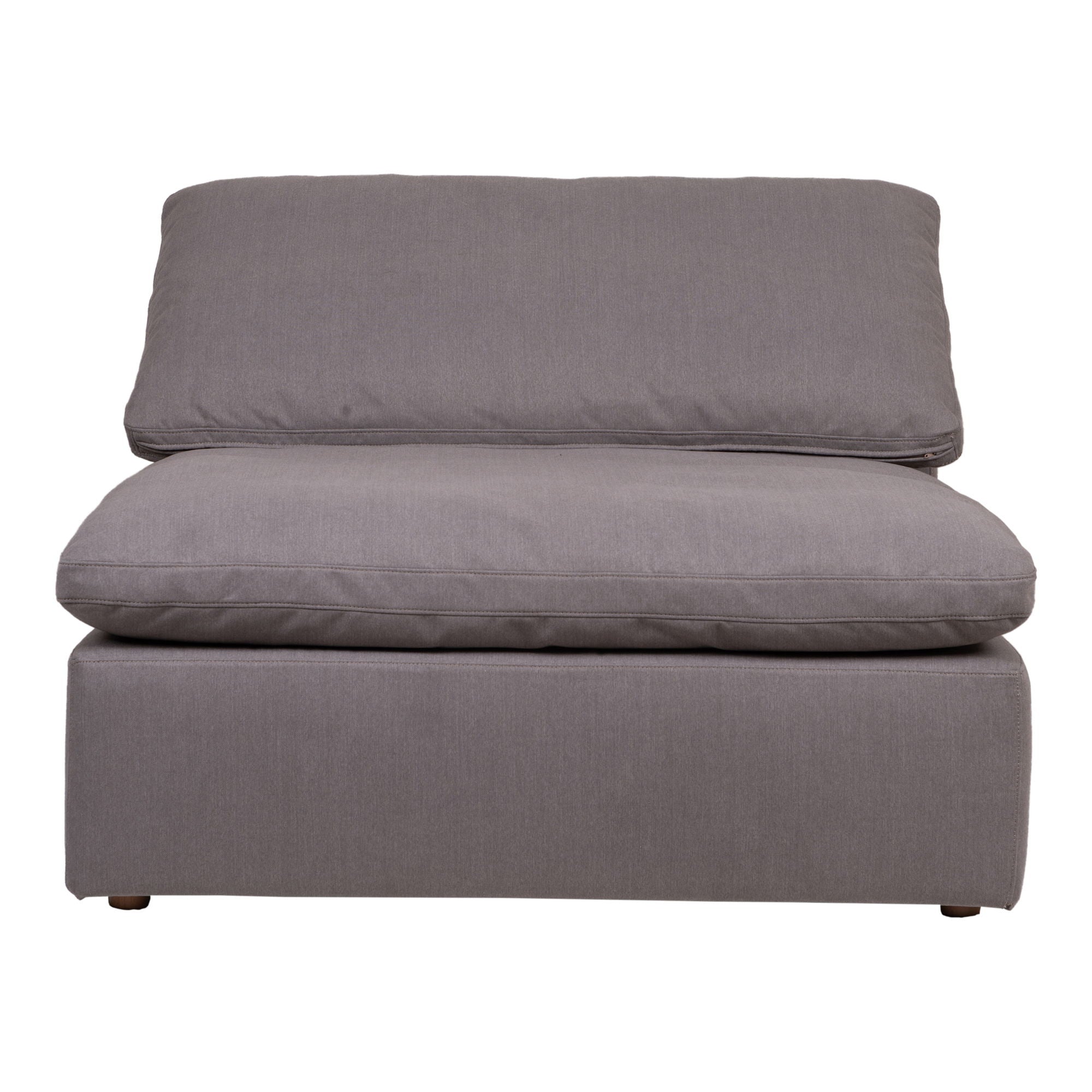 Clay - Slipper Chair Livesmart Fabric - Light Gray