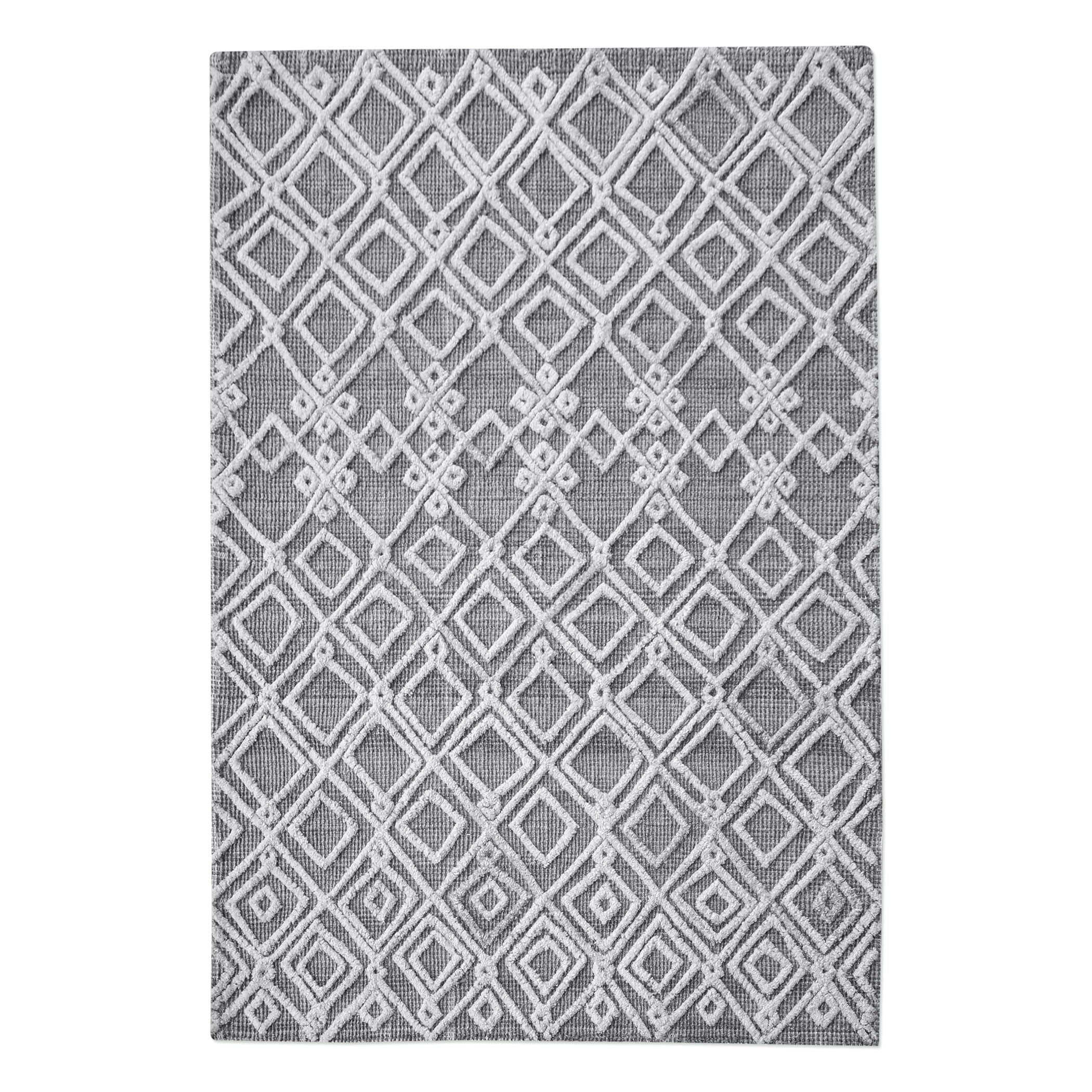 Sieano - 5 X 8 Rug - Gray-Ivory