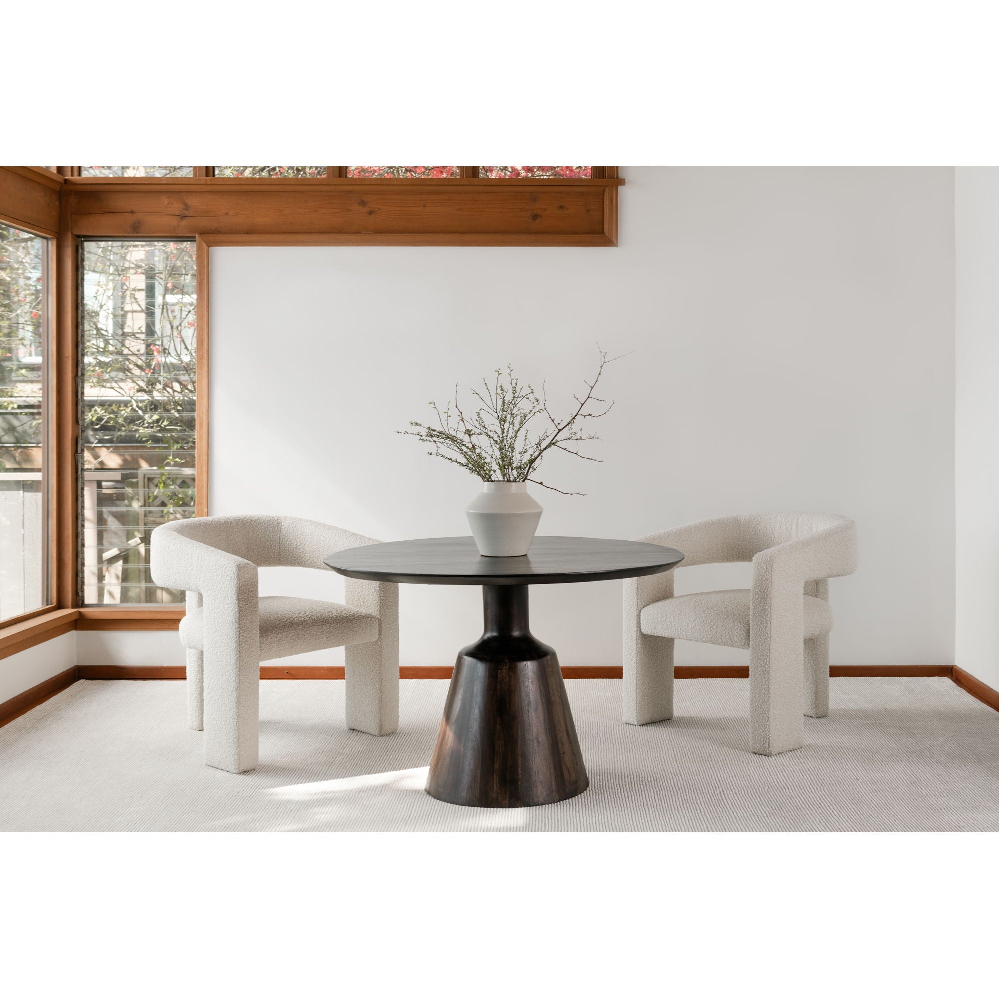 Myron - Dining Table - Dark Sheesham