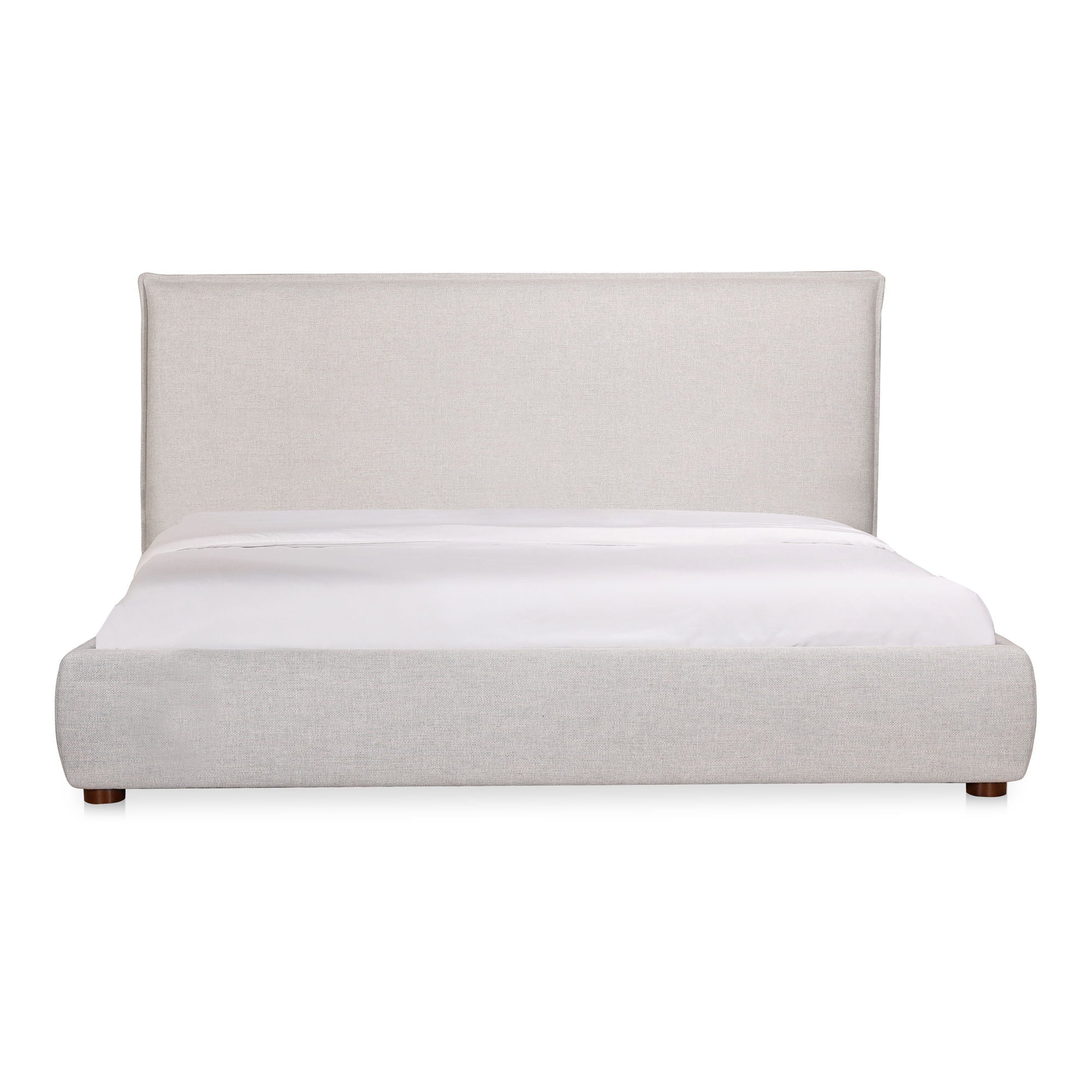 Luzon - Queen Bed - Light Gray