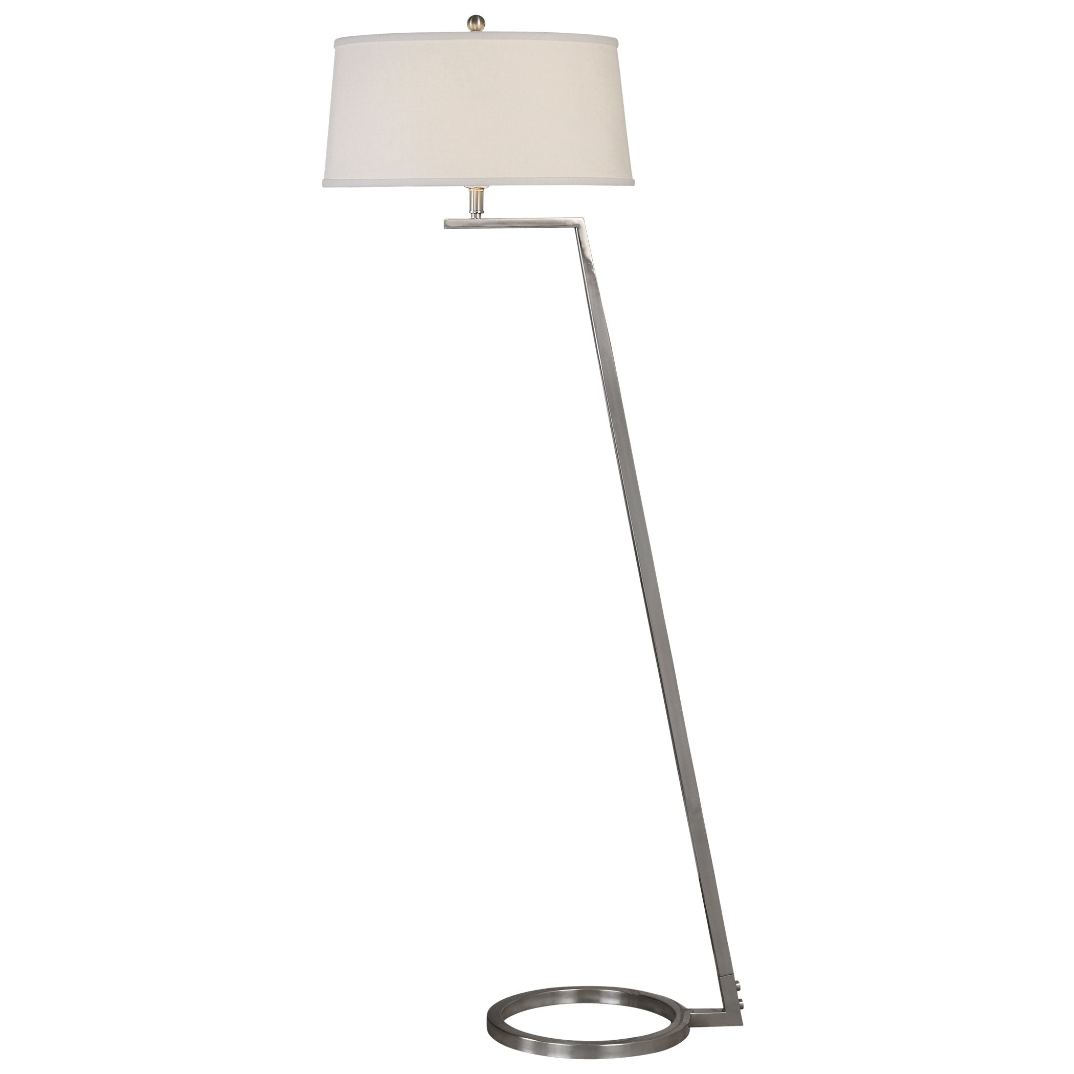 Ordino - Modern Floor Lamp - Nickel